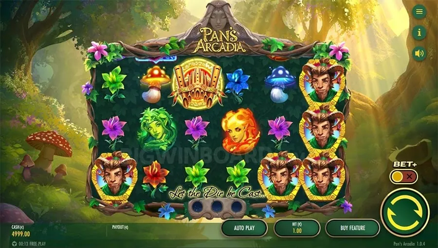 Player interacting with holographic slot game